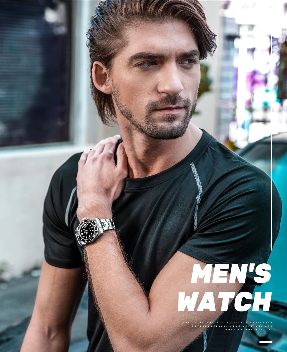 ADDIESDIVE Classic Men's Business and Leisure Quartz Watch 200m Waterproof 316L Stainless Steel Sports Night Light Diving Watch