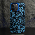 Phone Case for iPhone 15 16 Pro Max 11 13 Pro 14 Plus 12 11Pro 15Pro Max 16e Shell Cover Fundas Super Cool Black Graffiti