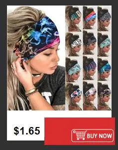 Boho Knot Turbans Yoga Elastic Head Wrap Women Headband Wide Hairbands Headwear Floral Bandanas Fashion Hair Band Accessories