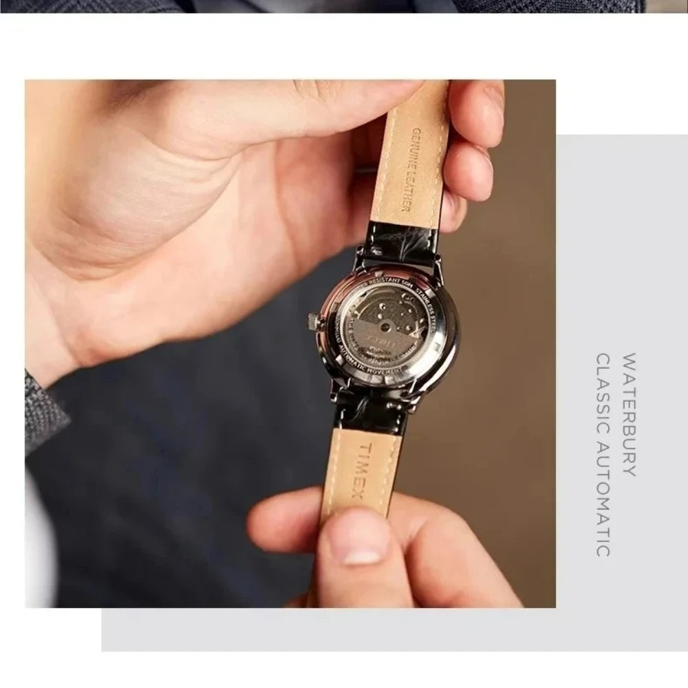 Montre TIMEX pour homme, automatique, mécanique, mode, sport, étanche, montre de loisirs, montre de travail