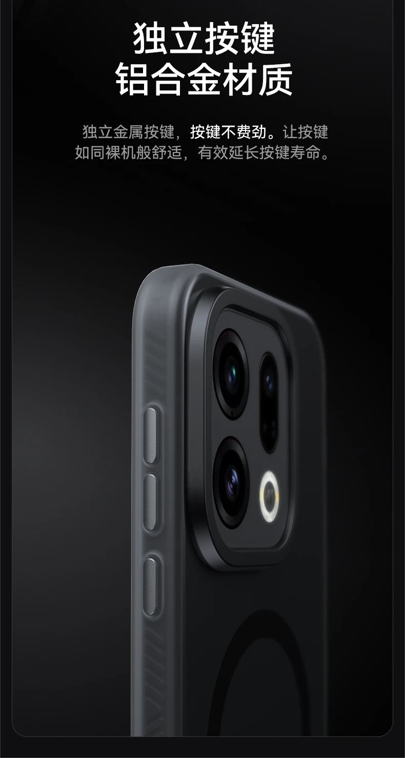 For OPPO Find X9 Pro FindX9 Case Luxury Skin-Touch Matte Magsafe Shockproof Back Cover For OPPO Find X9 Wireless Charging Funda