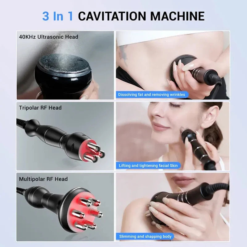 2024 Cavitation 80K RF Body Slimming Ultrasonic Machine Radio Frequency SKin Tightening Weight Loss Products That Actually Work