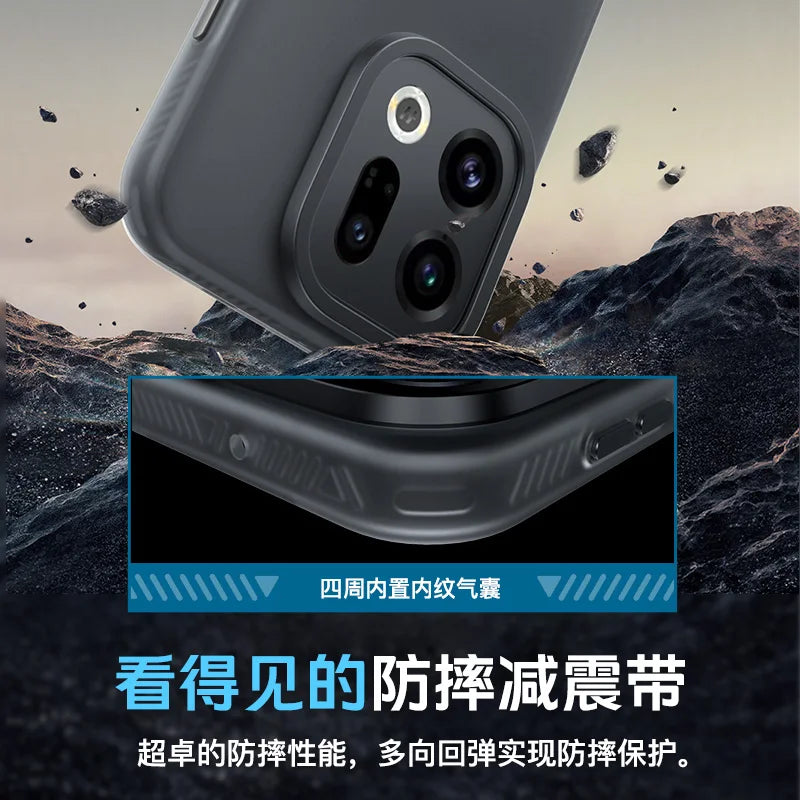 For OPPO Find X9 Pro FindX9 Case Luxury Skin-Touch Matte Magsafe Shockproof Back Cover For OPPO Find X9 Wireless Charging Funda